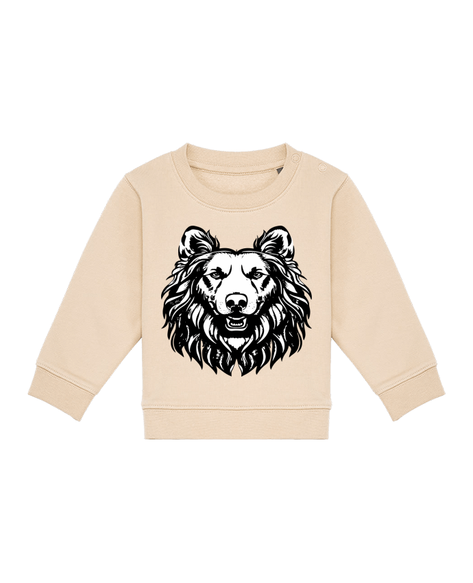 Sweat bébé King's Crown Canines Black and white par VSGA
