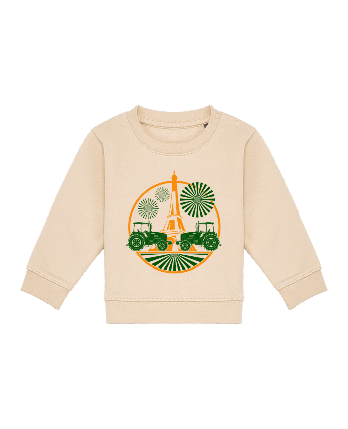 Sweat bébé Paris Agricole par Geronimo Gorilla SylverBack
