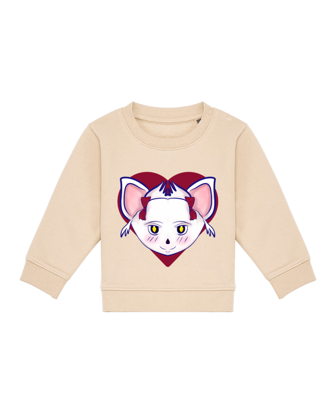 Sweat bébé Chat Kawai par pouss'd'étoiles