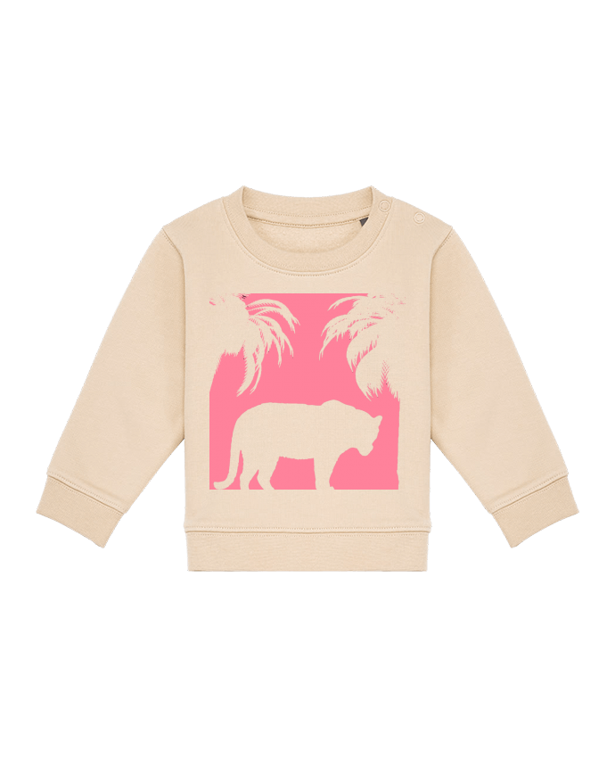 Sweat bébé Jungle rose par Les Caprices de Filles