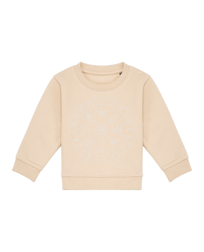 Sweat bébé Vegvisir symbole viking par KronoArt