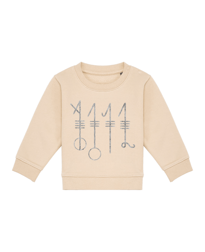 Sweat bébé Svefnthorn symbole viking par KronoArt