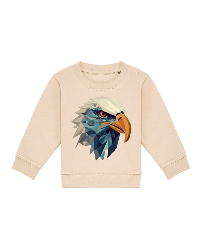 Sweat bébé Aigle stylisé, géométrique par KronoArt