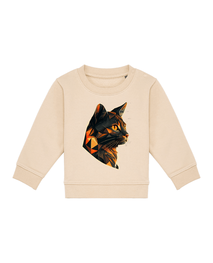 Sweat bébé Illustration de Chat stylisé par KronoArt