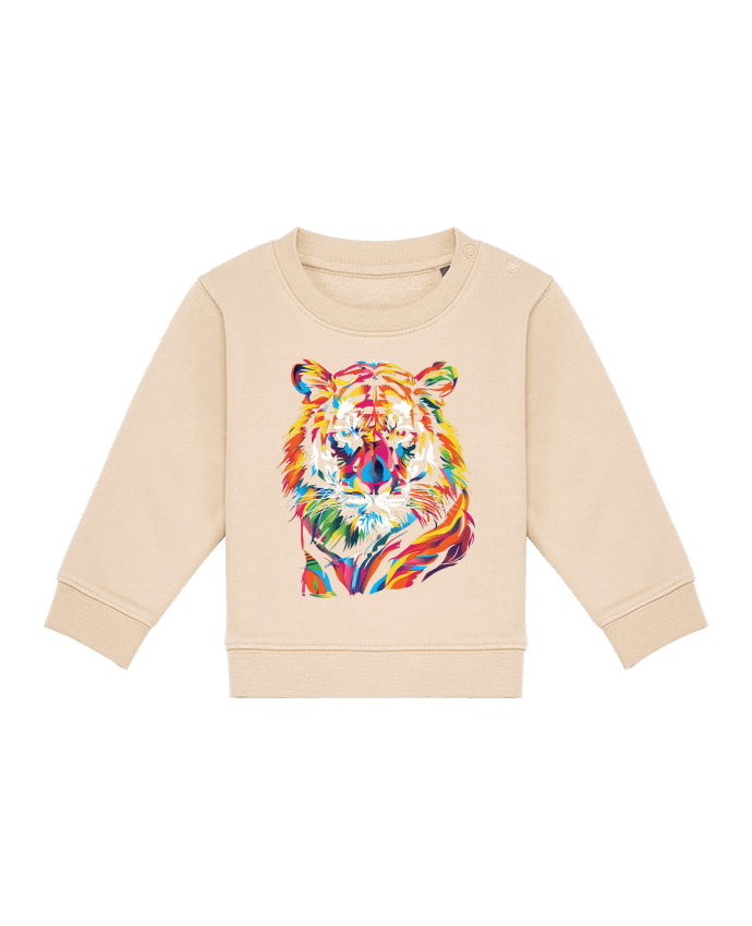 Sweat bébé Illustration de Tigre stylisé par KronoArt