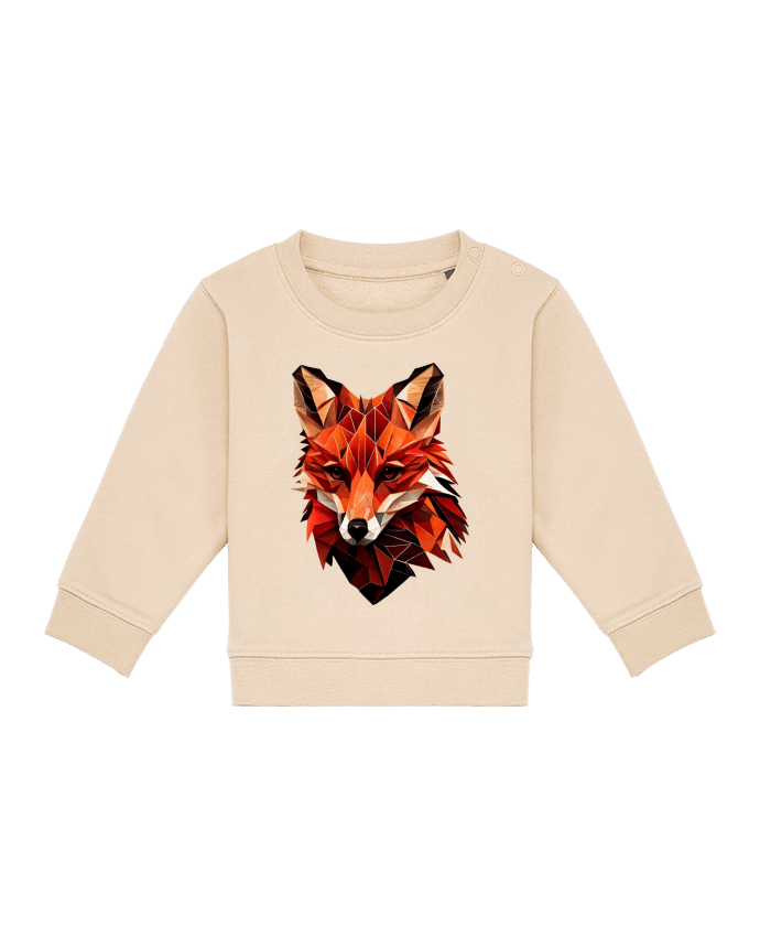 Sweat bébé Renard stylisé, Géométrique par KronoArt