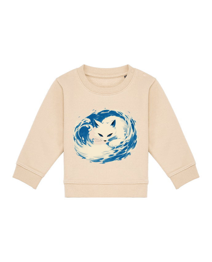 Sweat bébé Renard Blanc par KronoArt