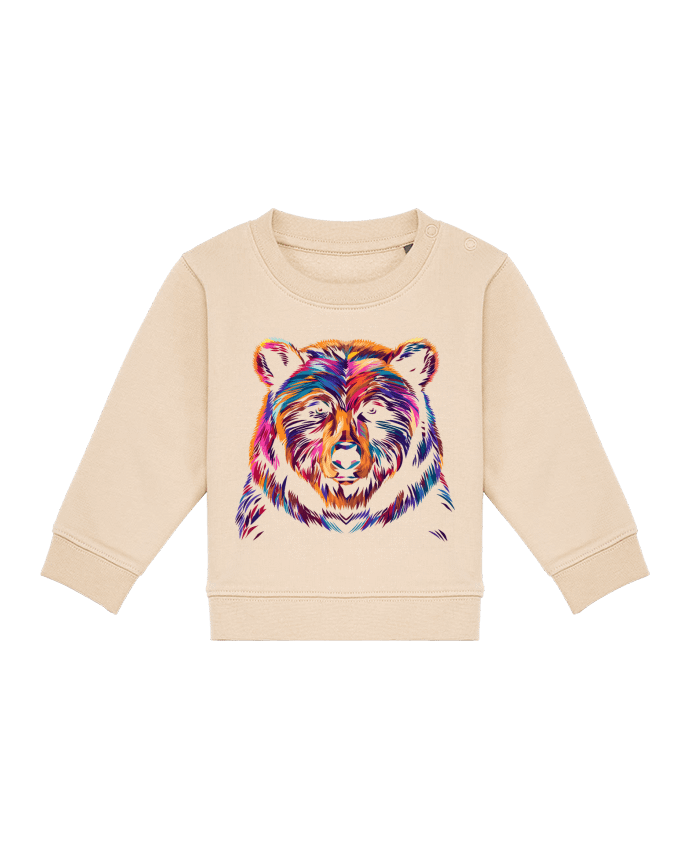 Sweat bébé Illustration d'Ours stylisé par KronoArt