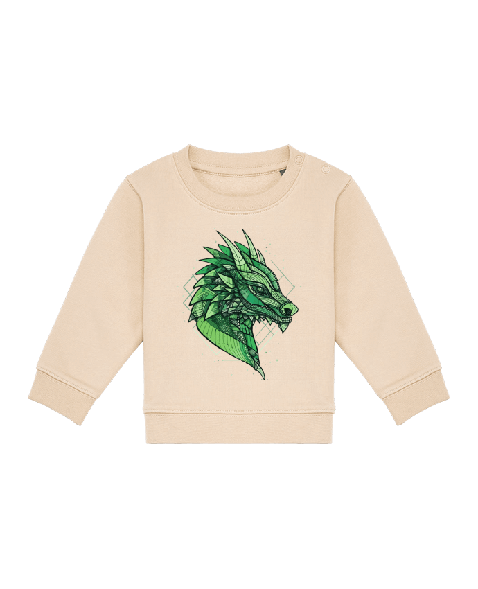Sweat bébé Dragon stylisé, géométrique par KronoArt