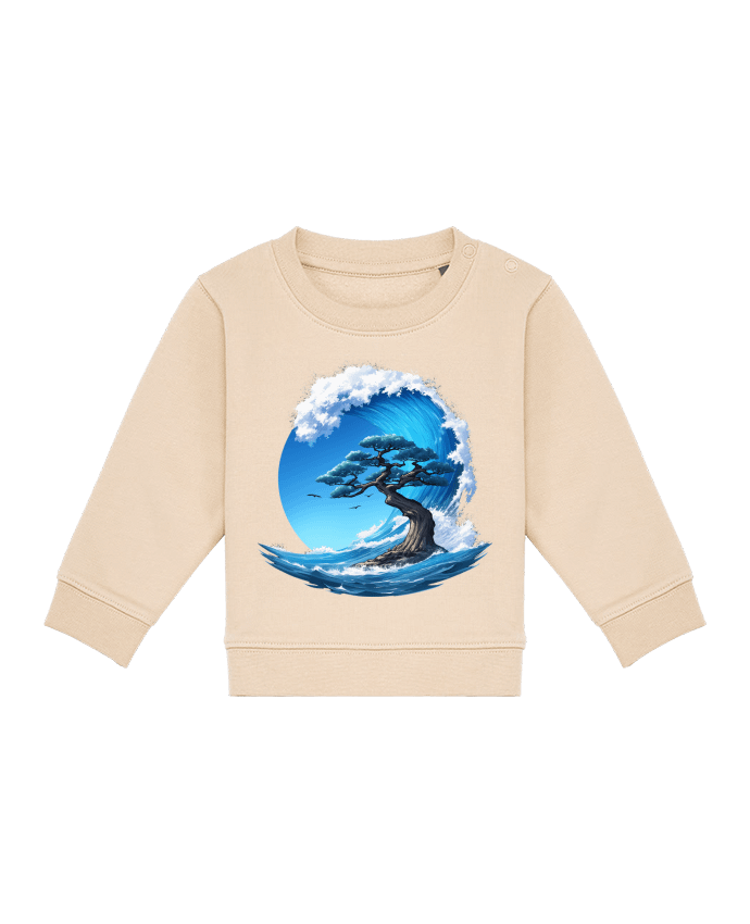 Sweat bébé Un arbre sous une vague par KronoArt