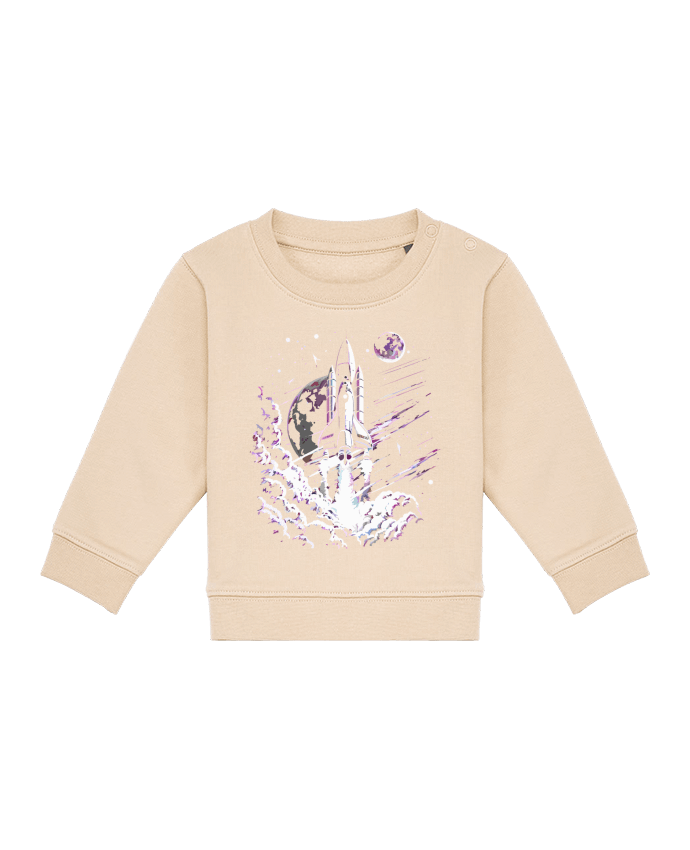 Sweat bébé Fusée au décollage par KronoArt