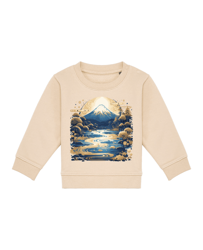 Sweat bébé Mont Fuji par KronoArt
