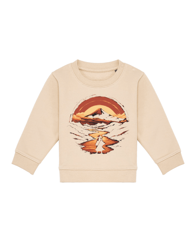Sweat bébé Samouraï et Mont Fuji par KronoArt