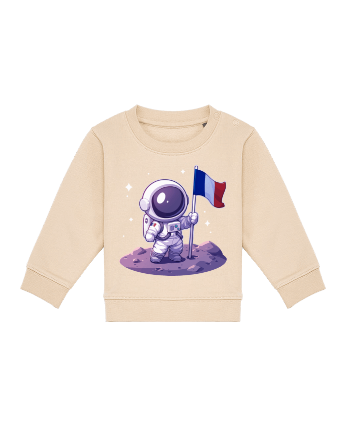 Sweat bébé Astronaute Français par KronoArt