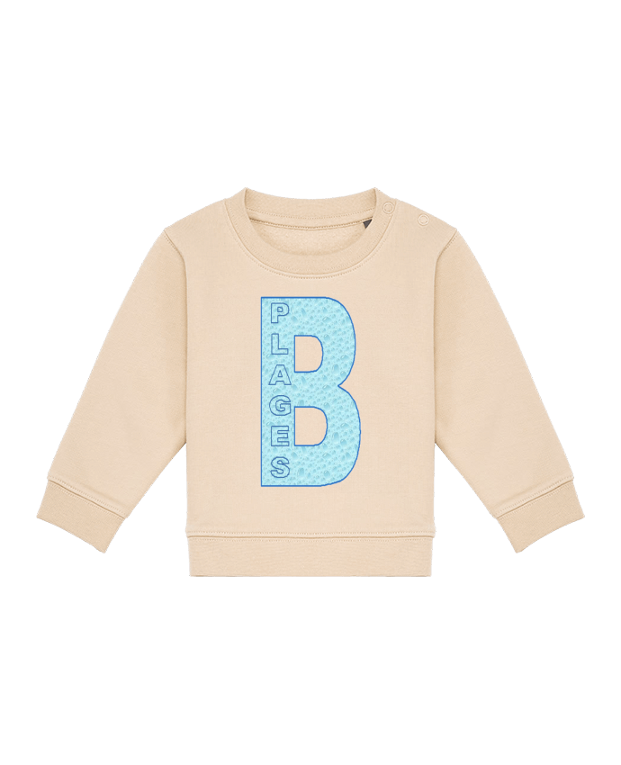 Sweat bébé PLAGES  BRETAGNE par FIRST  STAR