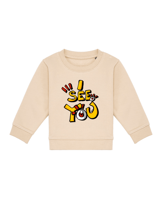 Sweat bébé I see you par Geia