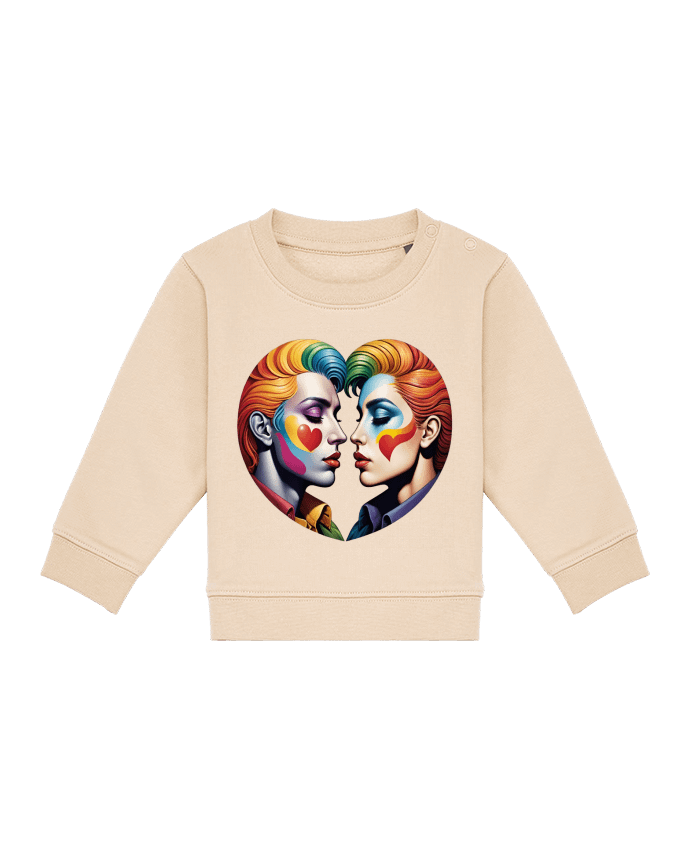 Sweat bébé UNITED HEARTS par 33designerarte