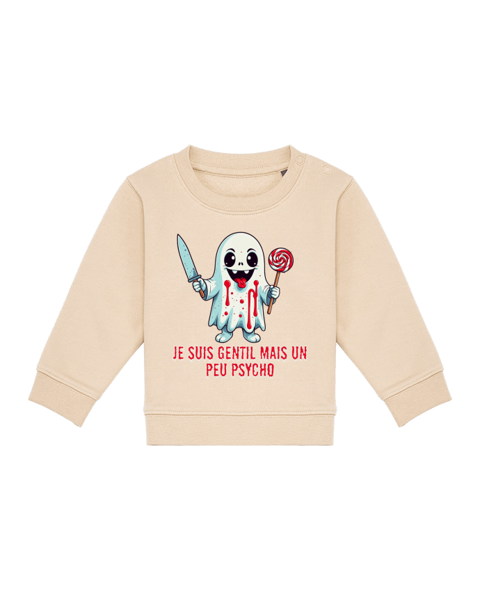 Sweat bébé Je suis gentil mais un peu psycho par Phocea Editions