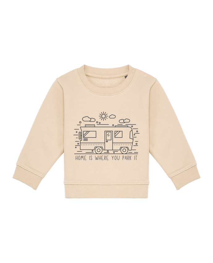 Sweat bébé Home is where you park it par SMC