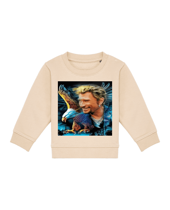 Sweat bébé Dessin de Johnny Hallyday par White Tiger 60