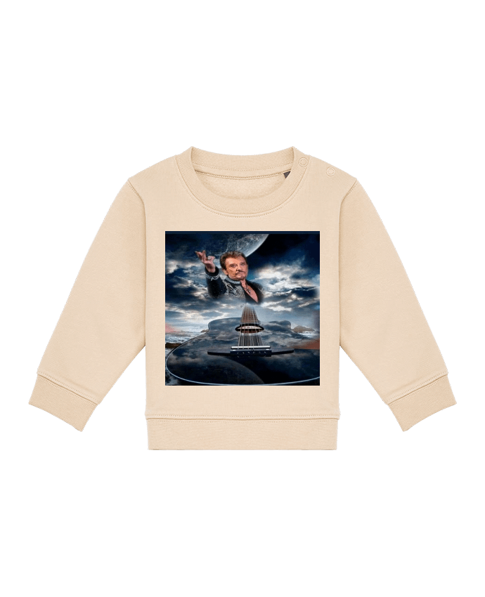 Sweat bébé Johnny Hallyday avec Guitare par White Tiger 60