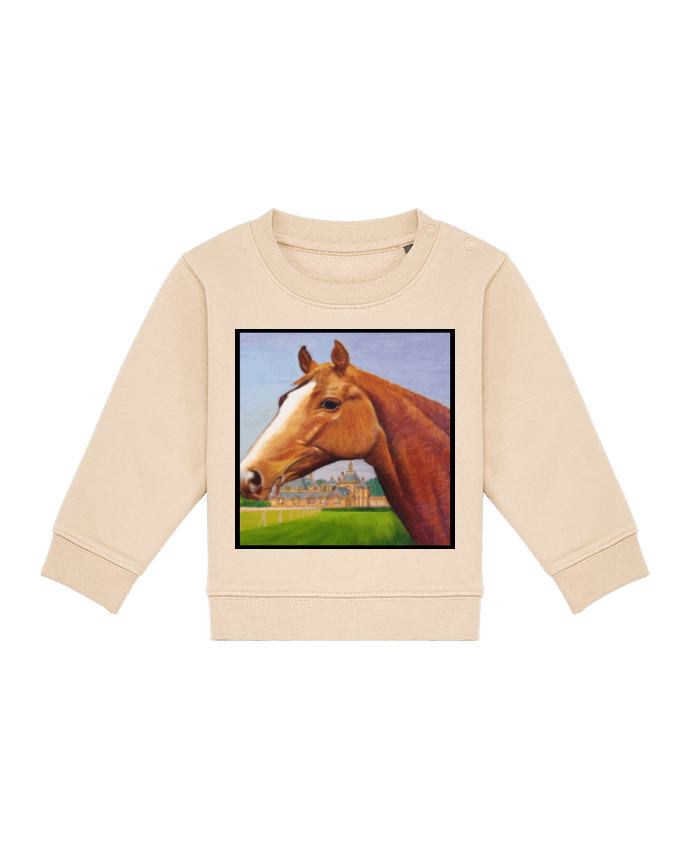 Sweat bébé Peinture de cheval au Château de Chantilly par White Tiger 60