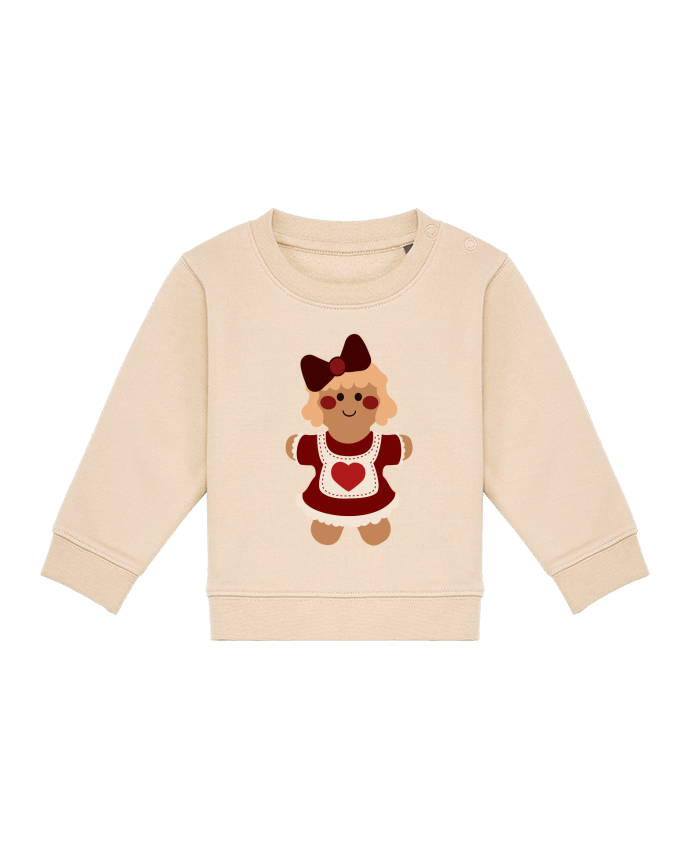 Sweat bébé Madame pain d'épice de noël par Babu 