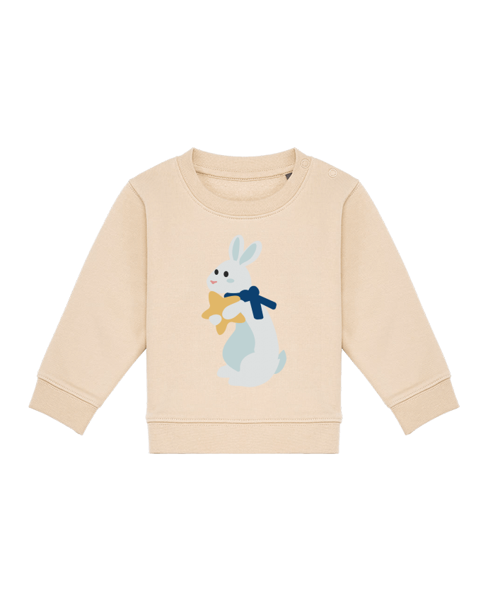 Sweat bébé Lapin de noel par Babu 