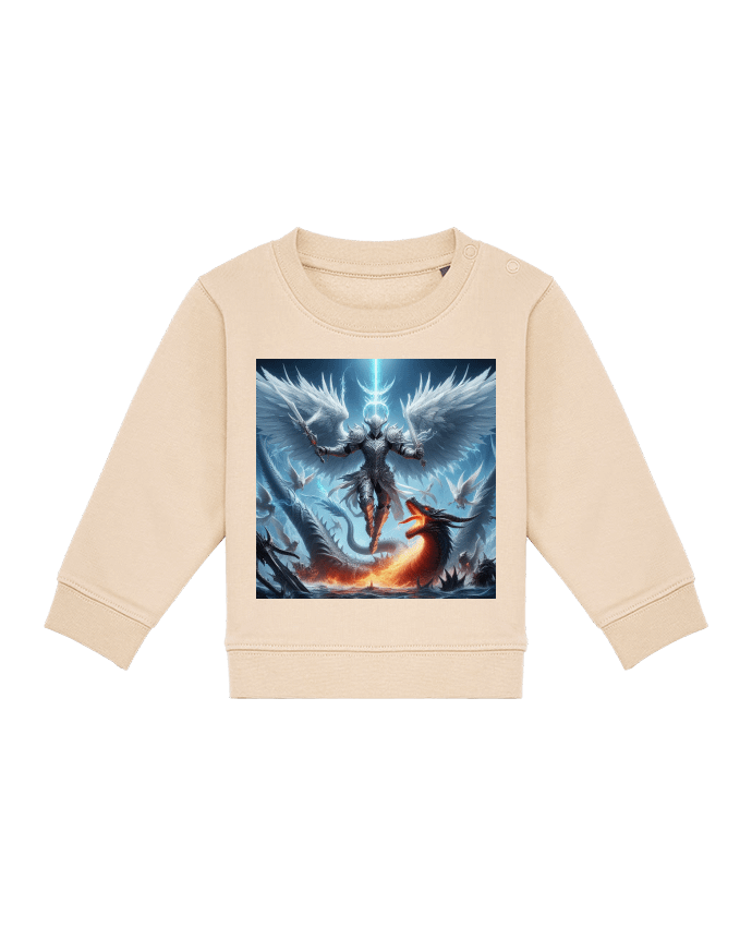 Sweat bébé Ange blanc et bleu par Fantasymaniac