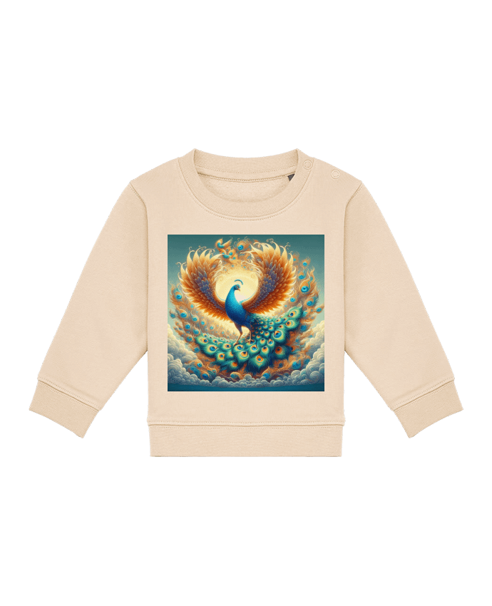 Sweat bébé Paon majestueux par Fantasymaniac