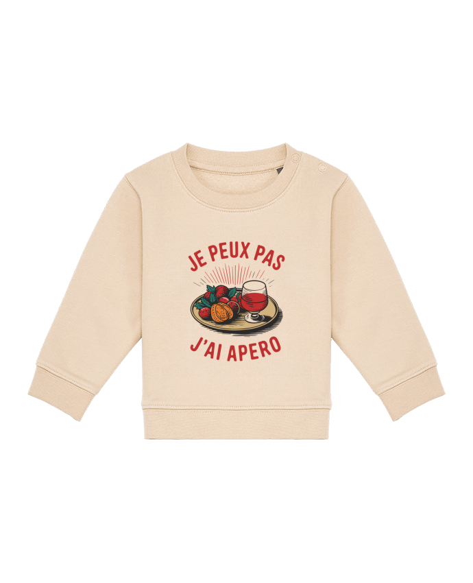 Sweat bébé je peux pas j'ai apéro par bwilfy