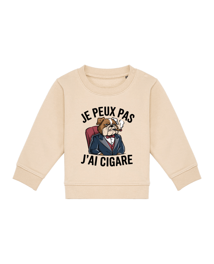 Sweat bébé je peux pas j'ai cigare par bwilfy