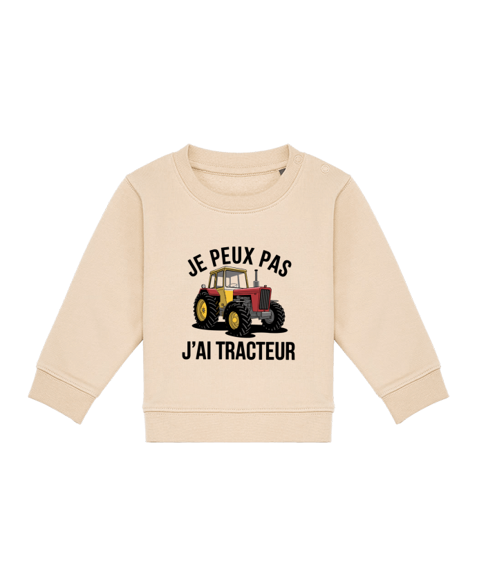 Sweat bébé je peux pas j'ai tracteur par bwilfy