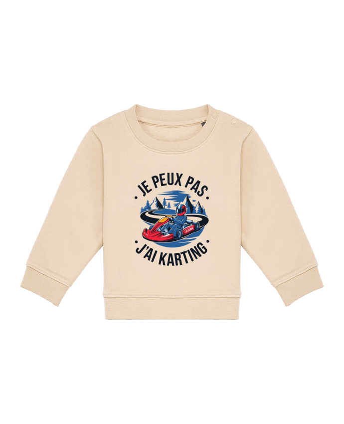 Sweat bébé je peux pas j'ai karting par bwilfy