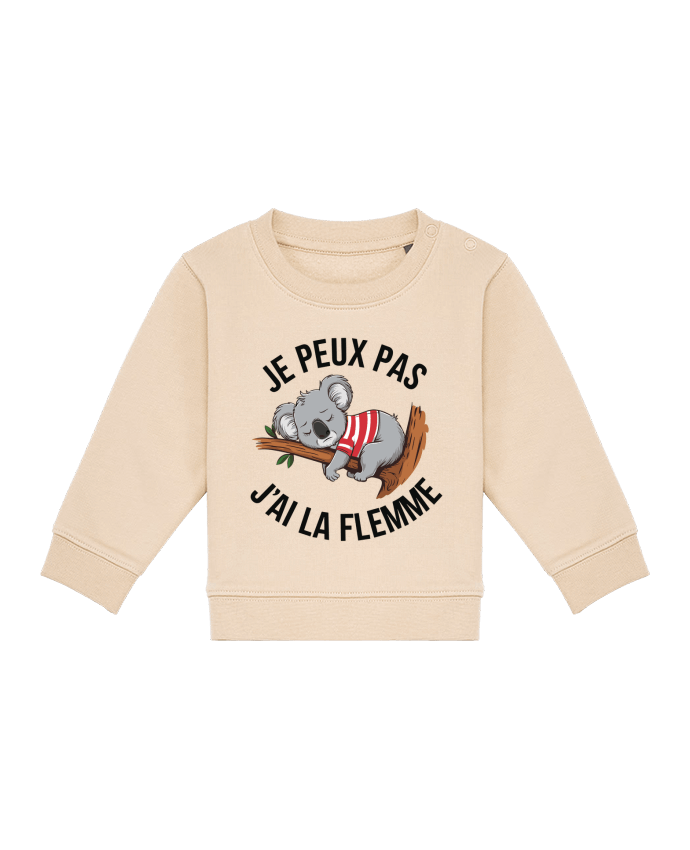 Sweat bébé je peux pas j'ai la flemme par bwilfy