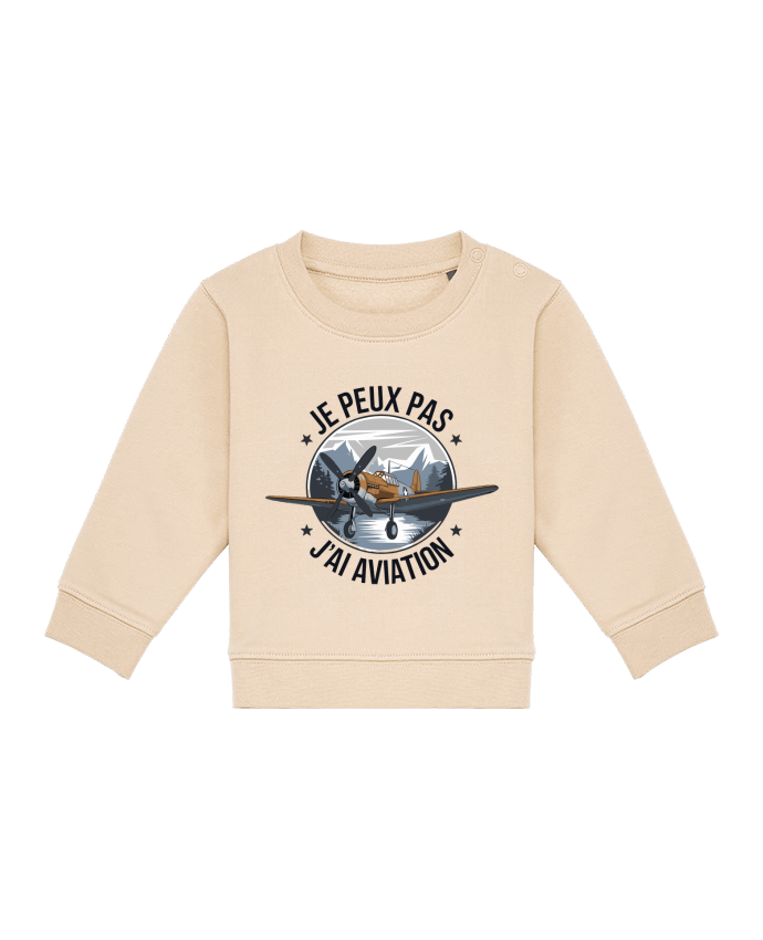 Sweat bébé je peux pas j'ai aviation par bwilfy