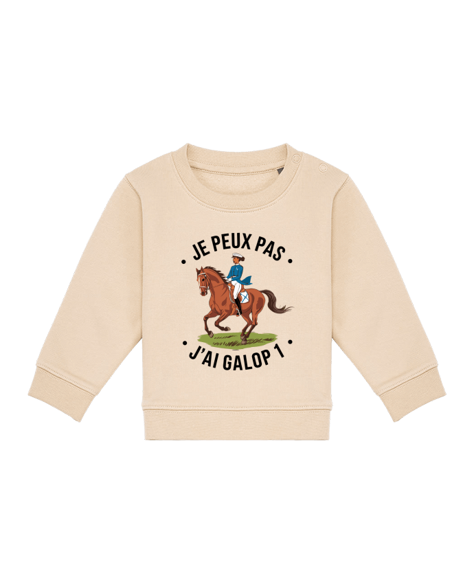 Sweat bébé je peux pas j'ai galop 1 par bwilfy