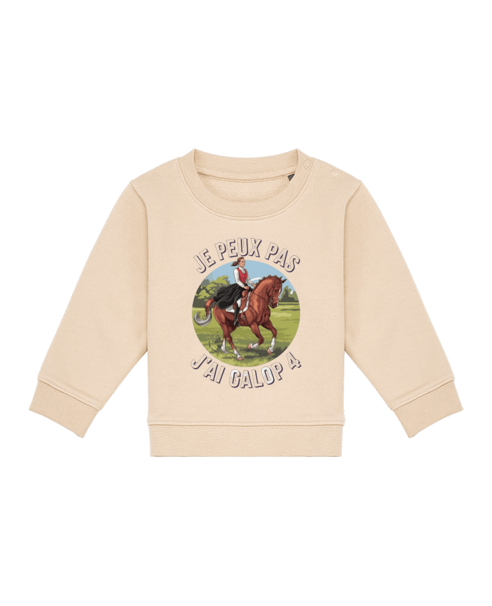Sweat bébé je peux pas j'ai galop 4 par bwilfy
