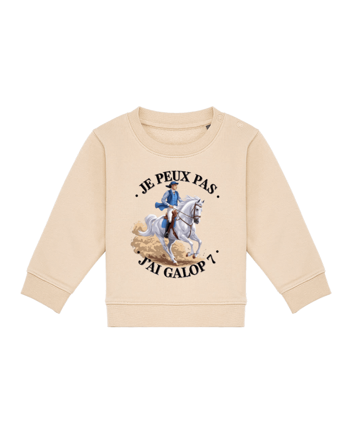 Sweat bébé je peux pas j'ai galop7 par bwilfy