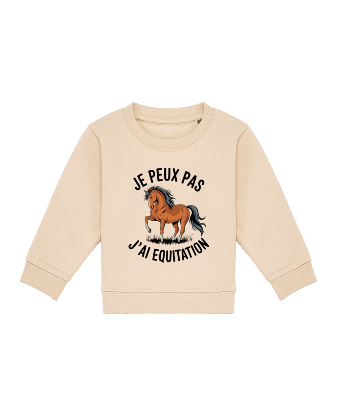 Sweat bébé je peux pas j'ai equitation par bwilfy