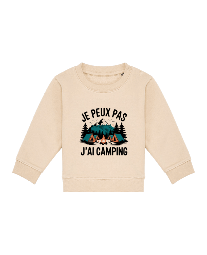 Sweat bébé je peux pas j'ai camping par bwilfy