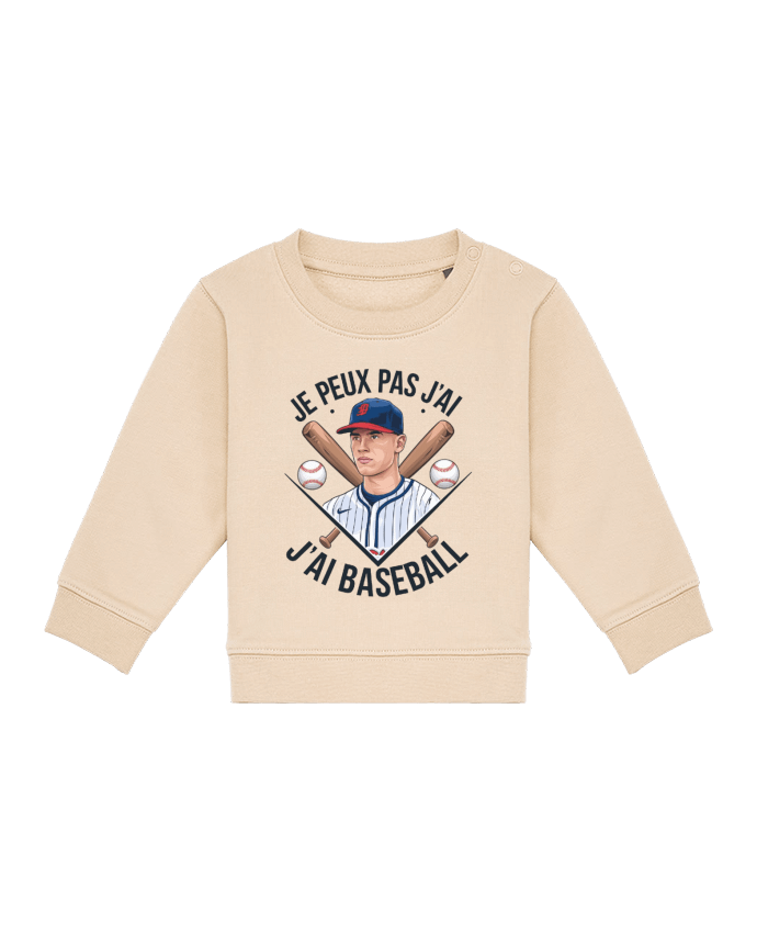 Sweat bébé je peux pas j'ai baseball par bwilfy