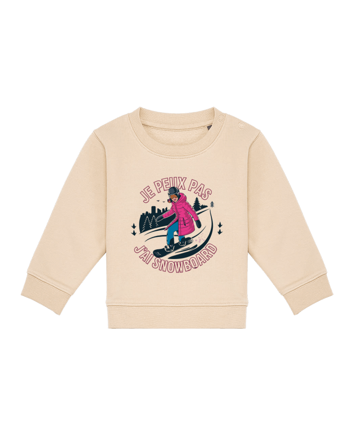 Sweat bébé je peux pas j'ai snowboard par bwilfy