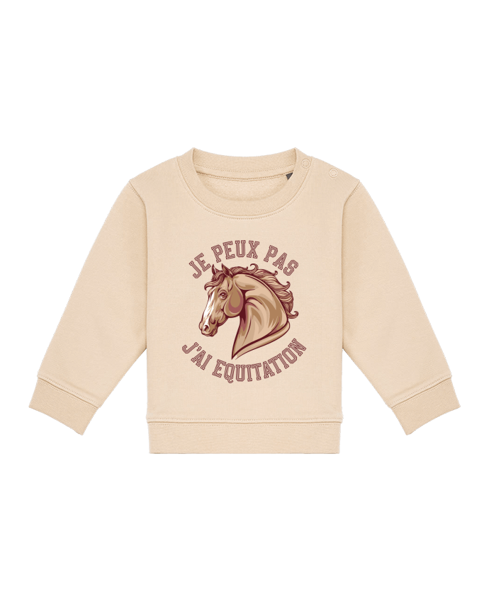 Sweat bébé je peux pas j'ai equitation par bwilfy