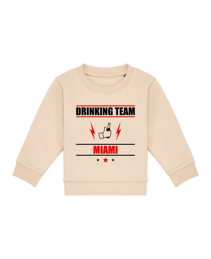 Sweat bébé Drinking Team Miami par Benichan