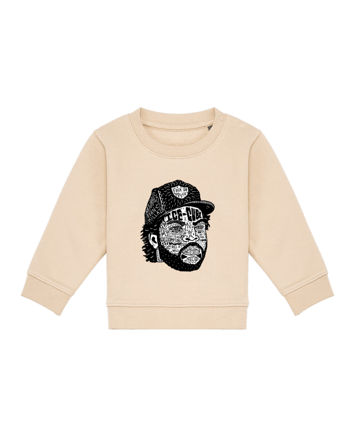 Sweat bébé Ice Cube Head par Nick cocozza