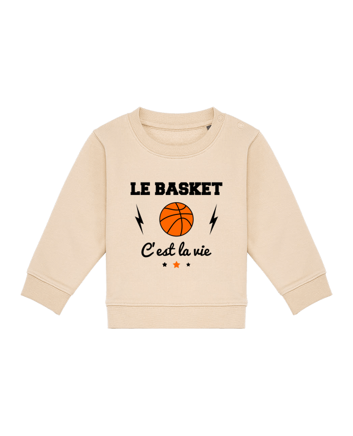 Sweat bébé Le basket c'est la vie par Benichan