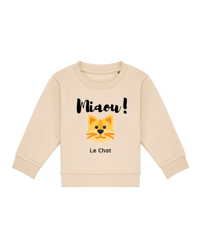Sweat bébé MIAOU Le Chat par Bouh