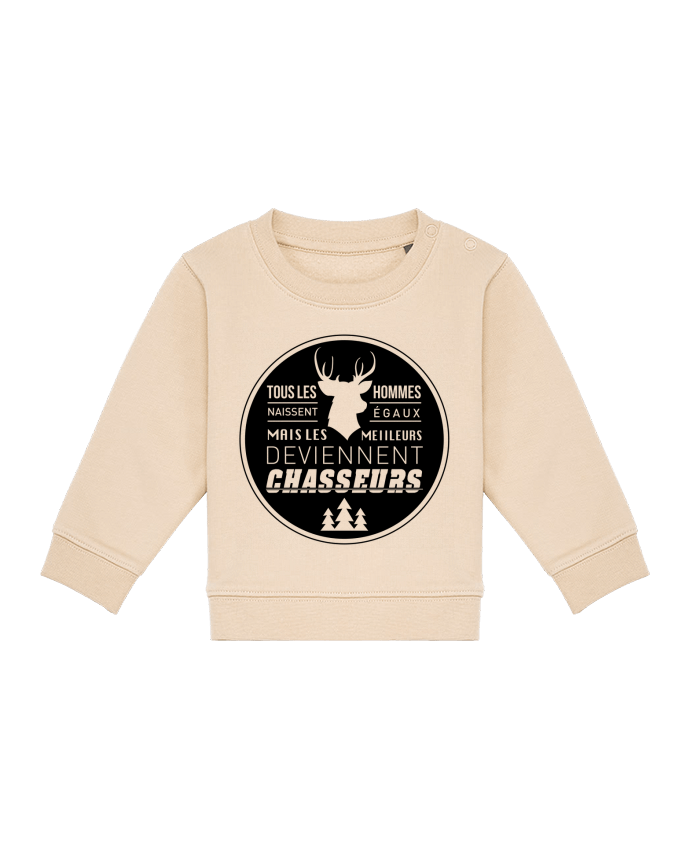Sweatshirt bébé écoresponsable Tous les hommes por Treiicy