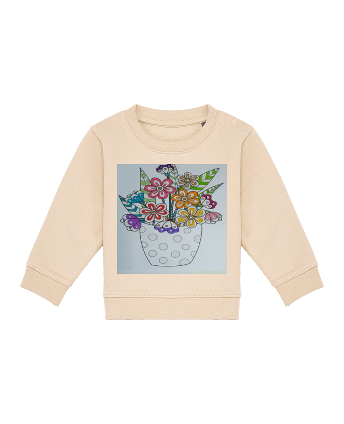 Sweat bébé bouquet de fleurs par grainesdejoie